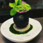 mise en bouche takoyaki d'esturgeon du Teich