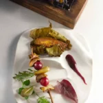 foie cuit en feuille de vigne