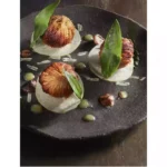 pelote de pomme de terre au canard confit et ail des ours