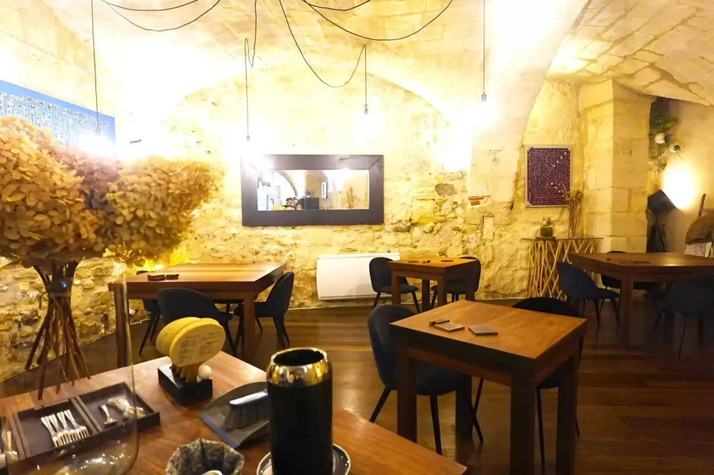 salle voutée restaurant gastronomique C'yusha à Bordeaux
