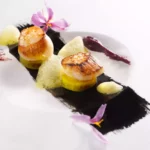 Plat au safran — restaurant gastronomique C'Yusha Bordeaux