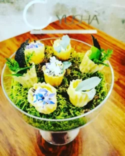 mise en bouche à l'huitre végétale