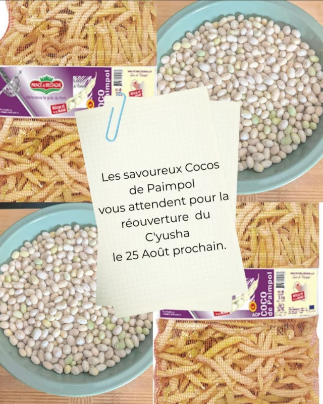 🫘 Les savoureux Cocos de Paimpol sont arrivés en cuisine !

En attendant...
